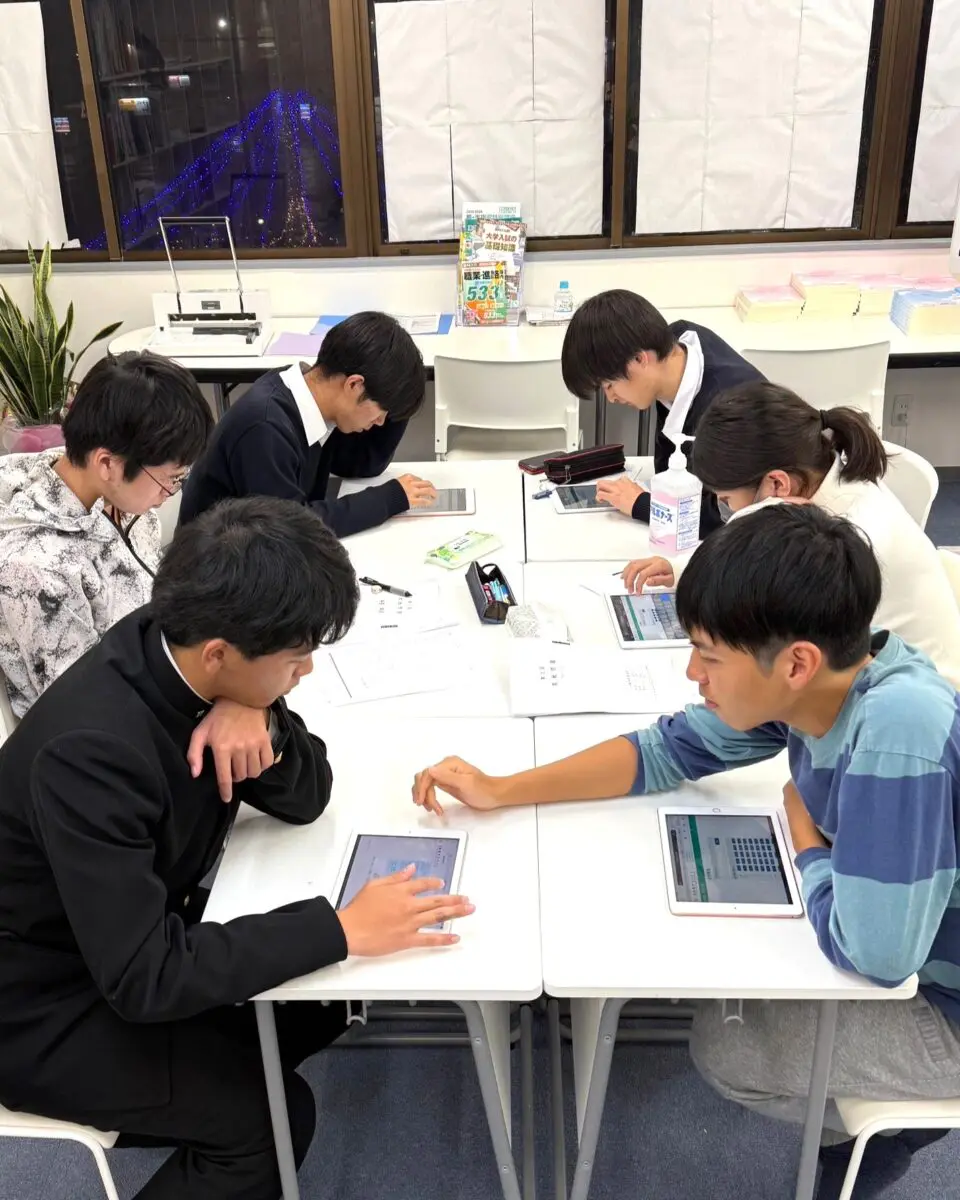 東進館山校の自習室の様子