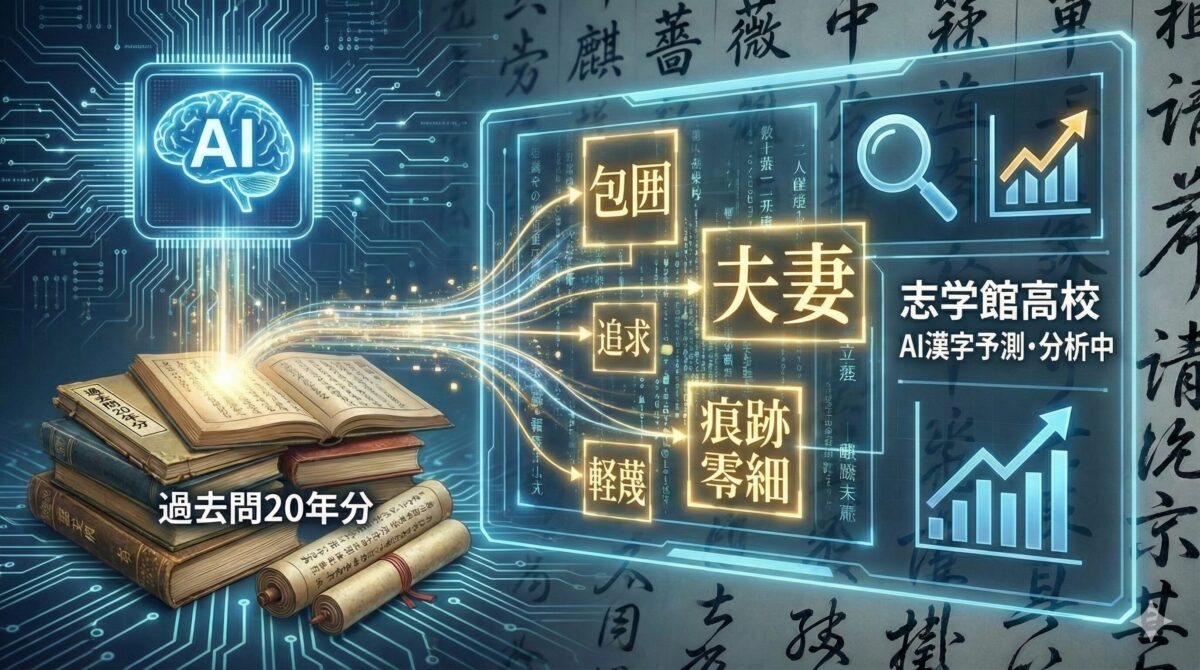 志学館高校の漢字を過去の出題傾向から分析